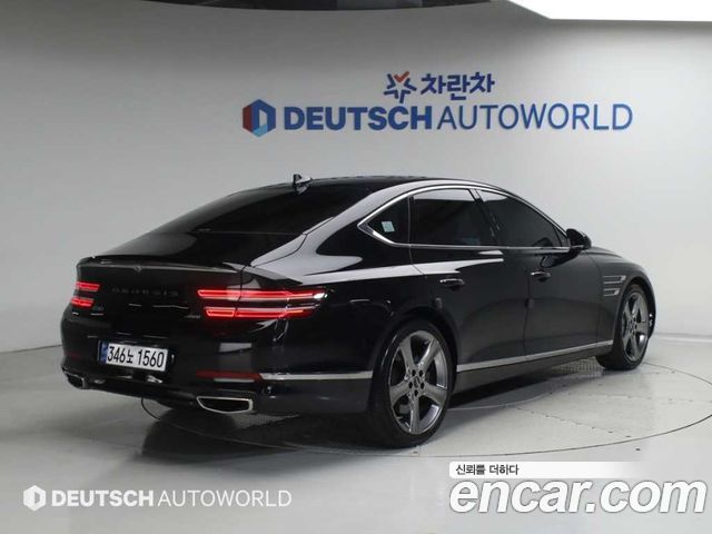 Genesis G80 RG3 Gasoline 3.5 Turbo AWD Black - фото 1