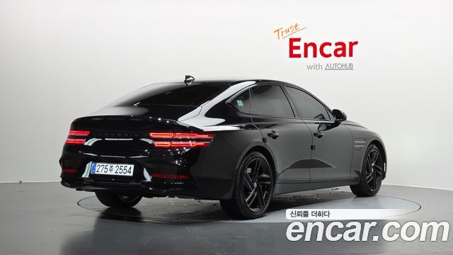 Genesis G80 RG3 Gasoline 3.5 Turbo AWD Black - фото 0