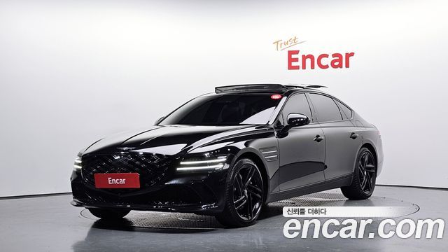 Genesis G80 RG3 Gasoline 3.5 Turbo AWD Black - фото 0