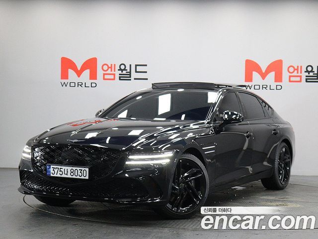 Genesis G80 RG3 Gasoline 3.5 Turbo AWD Black - фото 0