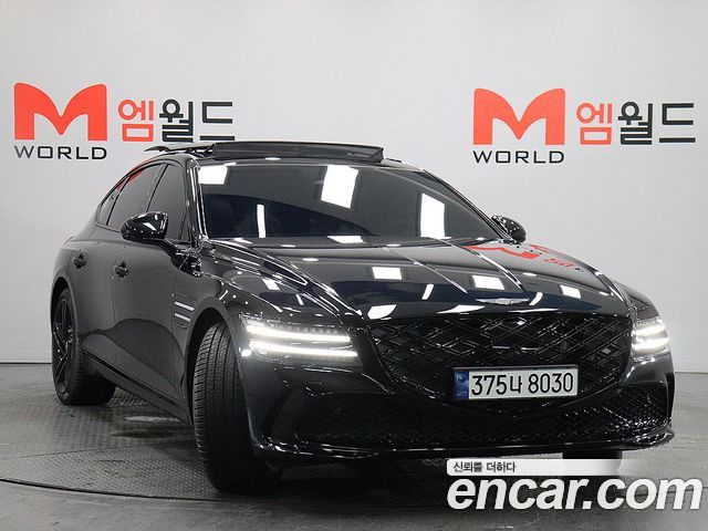 Genesis G80 RG3 Gasoline 3.5 Turbo AWD Black - фото 1