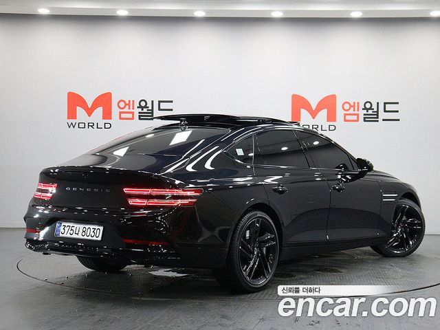 Genesis G80 RG3 Gasoline 3.5 Turbo AWD Black - фото 3