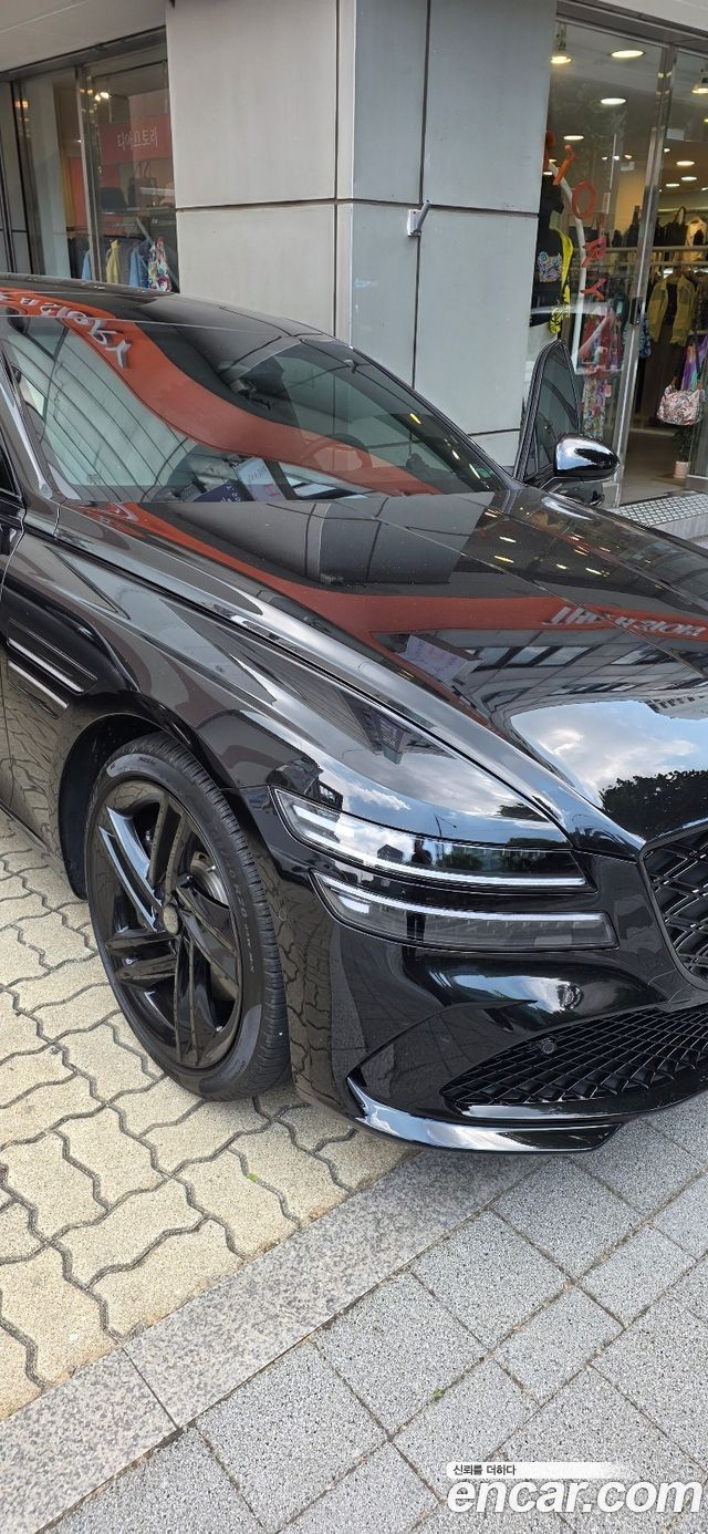 Genesis G80 RG3 Gasoline 2.5 Turbo AWD Black - фото 1