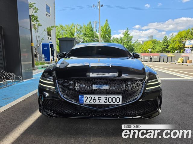 Genesis G80 RG3 Gasoline 3.5 Turbo AWD Black - фото 0